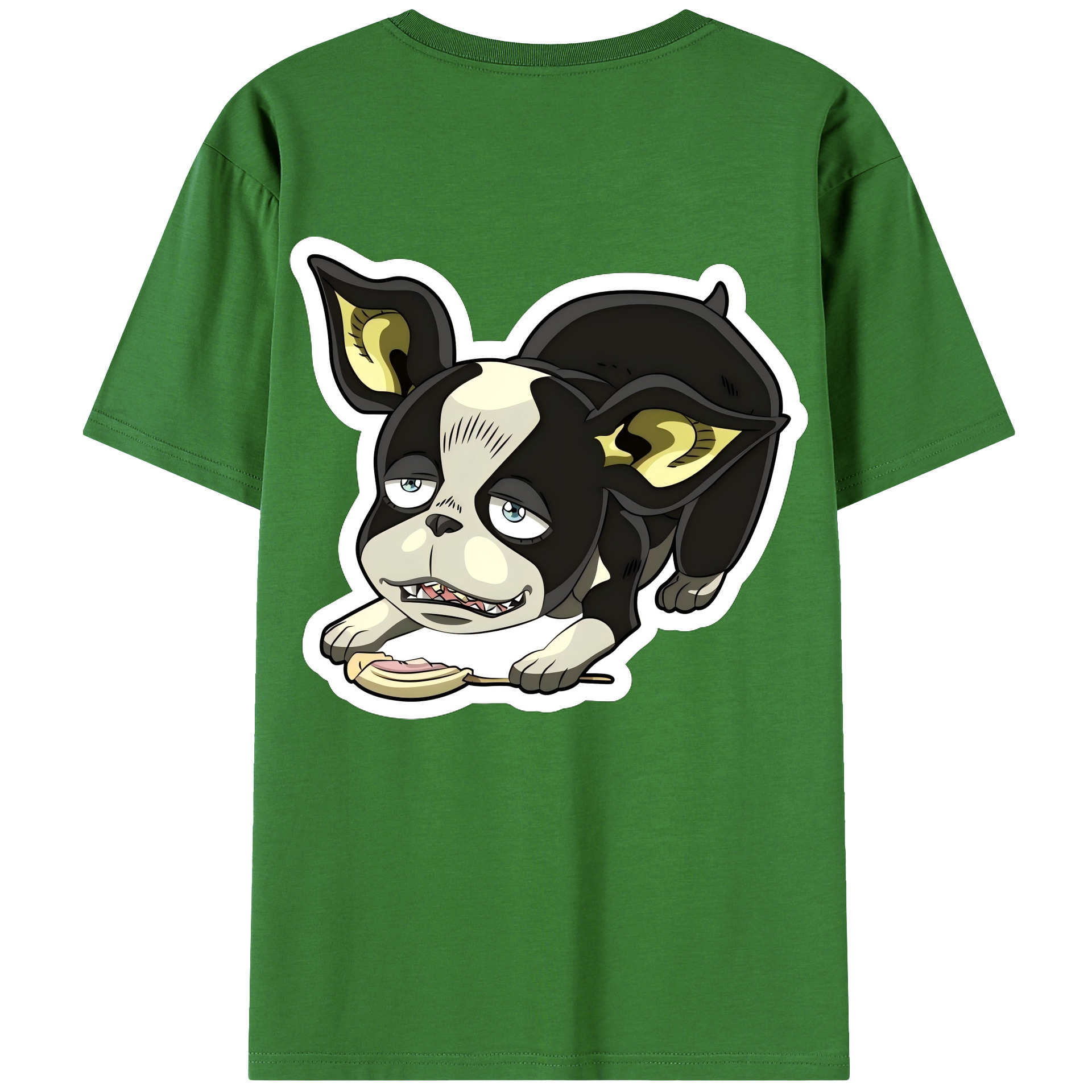 （画像用） ジョジョの奇妙な冒険 イギー JoJo's Bizarre Adventure Iggy レディース半袖Tシャツ(バックプリント)